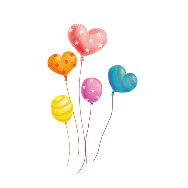 Transparent Party Birthday Holiday Heart Balloon for New Year