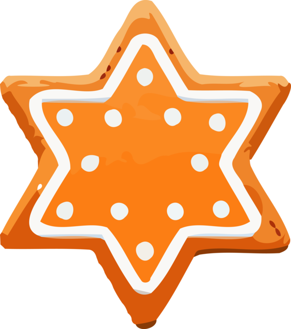 Transparent Christmas Orange Star for Christmas Star for Christmas