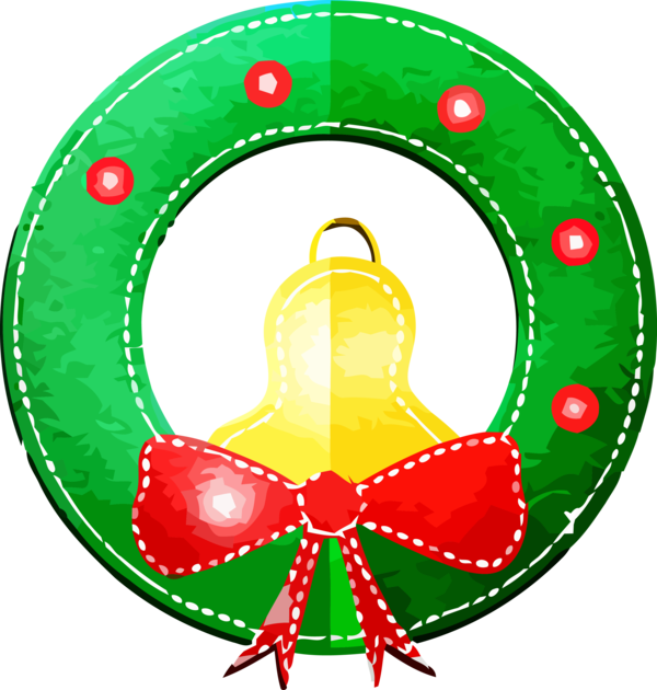Transparent Christmas Green Circle Christmas for Christmas Ornament for Christmas