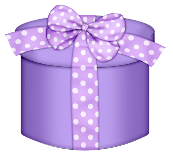 Transparent Gift Box Pink Box Purple for Christmas