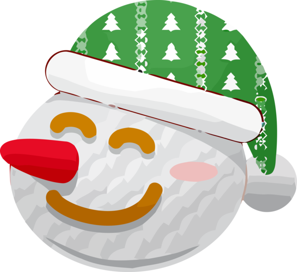 Transparent Christmas Snowman Santa claus Smile for Snowman for Christmas