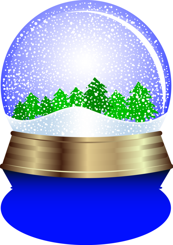 Transparent Globe Santa Claus Snow Globe Sphere Green for Christmas