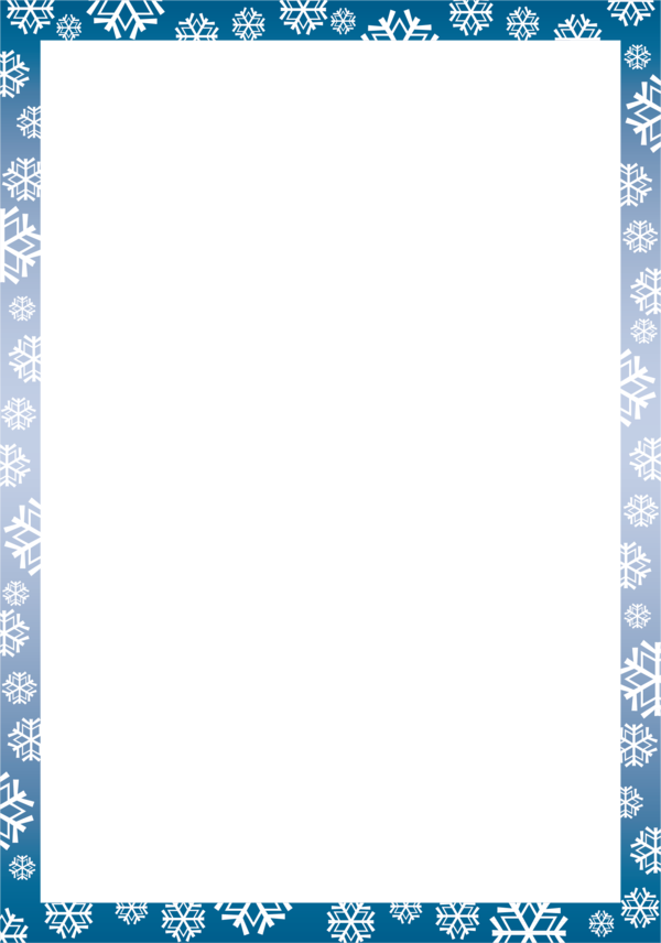 Transparent Snowflake Winter Snow Blue Square for Christmas