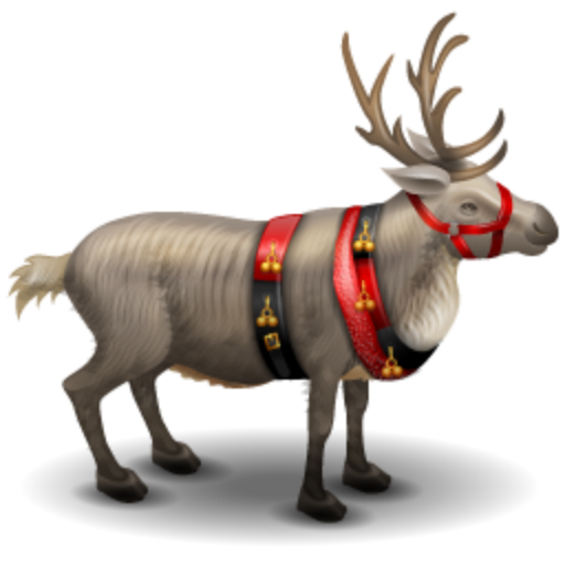 Transparent Reindeer Gingerbread House Santa Claus Elk Deer for Christmas