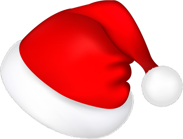 Transparent Santa Claus Santa Suit Hat Christmas Ornament for Christmas