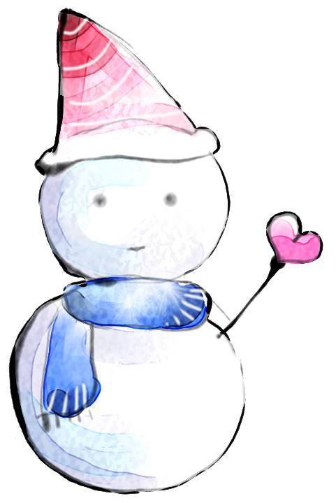 Transparent Snowman Little Red Riding Hood Drawing Fish Headgear for Christmas