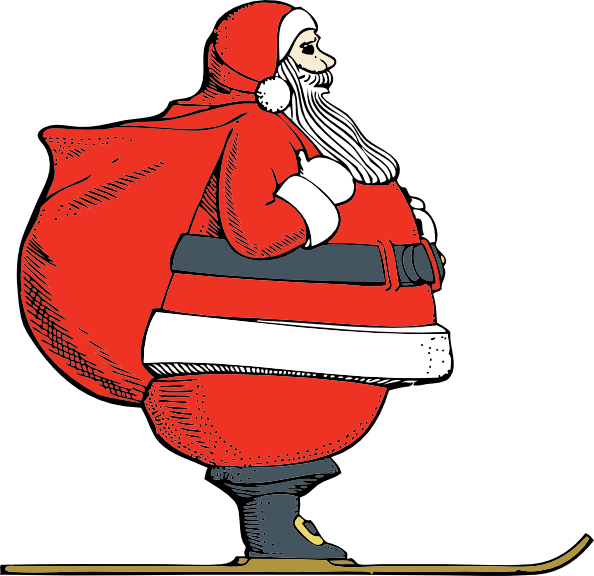 Transparent Santa Claus Animation Christmas Joint for Christmas