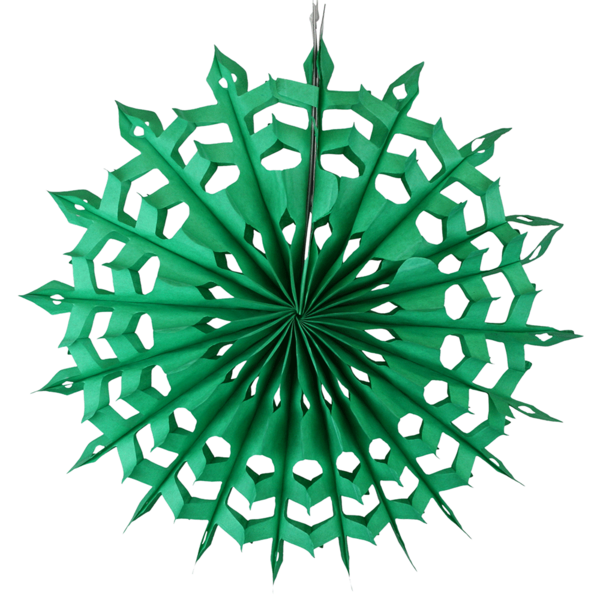 Transparent Paper Fan Hand Fan Christmas Ornament Leaf for Christmas