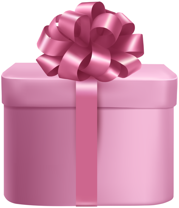 Transparent Gift Gift Wrapping Pink for Christmas