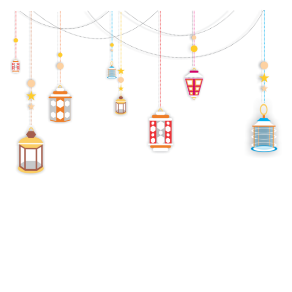 Transparent Ramadan Quran Light Body Jewelry Line for Ramadan