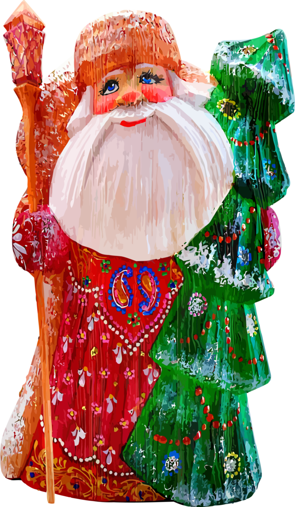 Transparent Christmas Holiday ornament Christmas ornament Santa claus for Christmas Ornament for Christmas