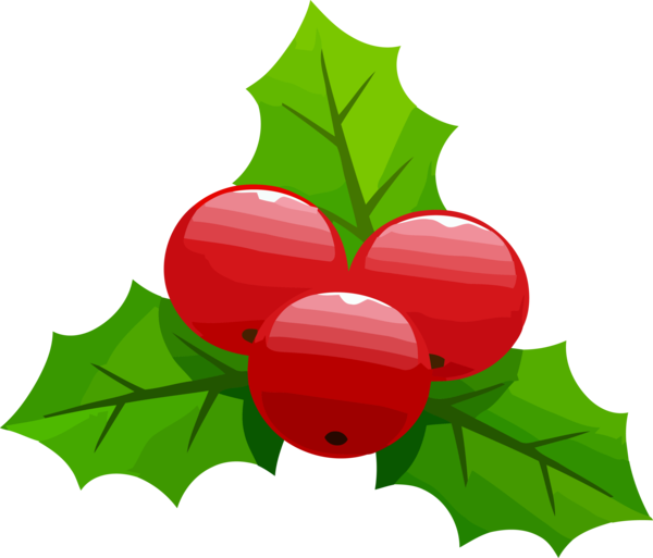 Transparent Christmas Leaf Holly Plant for Holly for Christmas