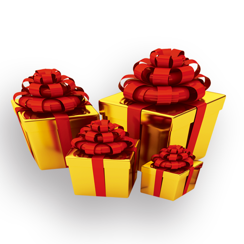 Transparent Gift Paper Box Cake Petal for Christmas