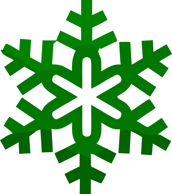 Transparent Christmas Green Symbol for Snowflake for Christmas