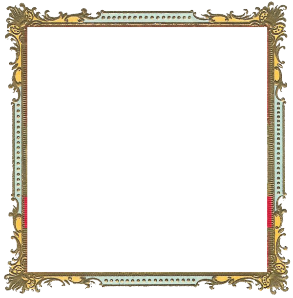 Transparent Picture Frame Blog Business Square for Christmas