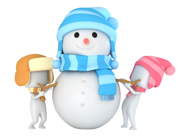 Transparent Snowman New Year Desktop Metaphor Christmas Ornament for Christmas