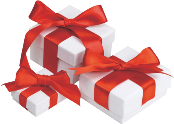 Transparent Gift Decorative Box Ribbon Box for Christmas