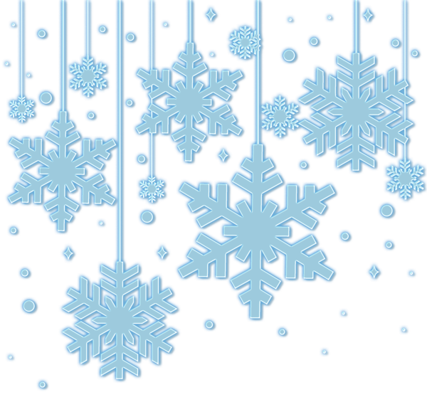 Transparent Snegurochka Snowflake Snow Blue Symmetry for Christmas