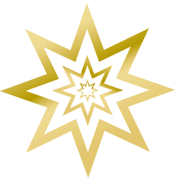 Transparent Star Of Bethlehem Christmas Star Symmetry for Christmas
