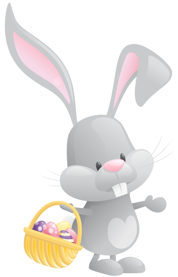 Transparent Easter Bunny Rabbit Easter Pink for Easter