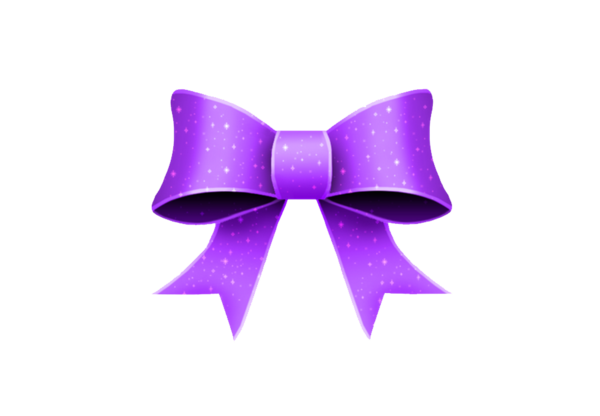 Transparent Ribbon Blue Ribbon Blue Bow Tie Purple for Christmas
