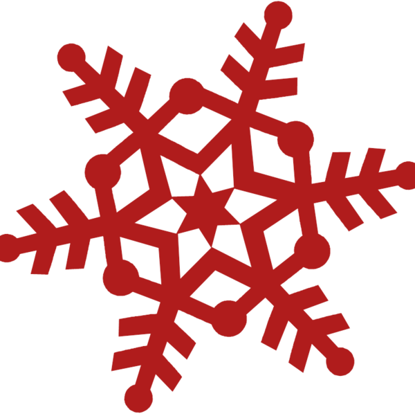 Transparent Snowflake Black And White White Heart Symmetry for Christmas