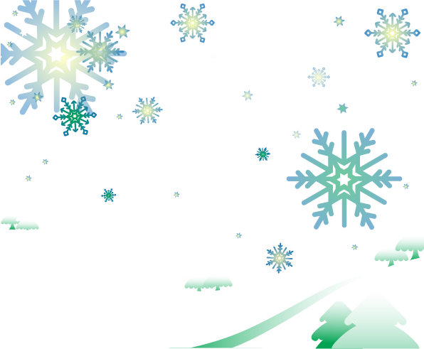 Transparent Santa Claus Snowflake Snow Symmetry Point for Christmas