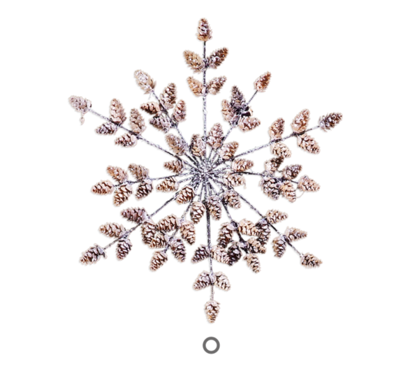 Transparent Snowflake Glass House Snow Jewellery Lighting for Christmas