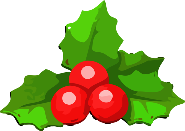 Transparent Christmas Leaf Plant Holly for Holly for Christmas