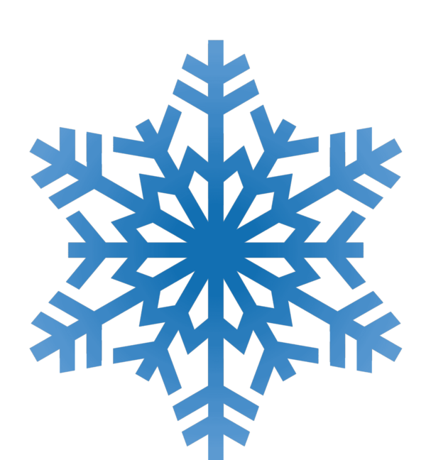 Transparent Snowflake Document Presentation Blue Christmas Ornament for Christmas