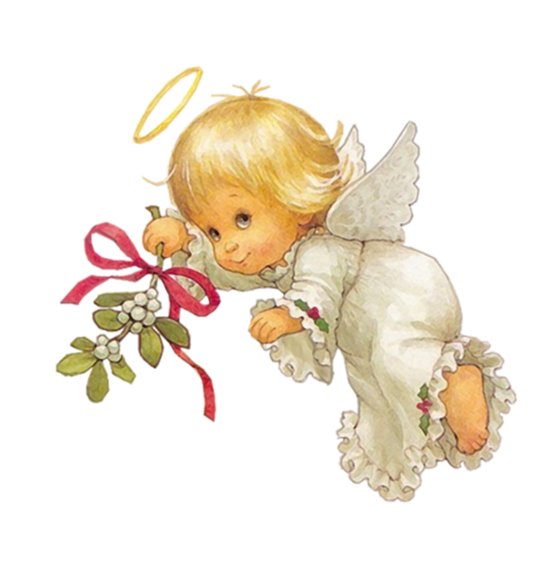 Transparent Angel Cherub Christmas Doll for Christmas
