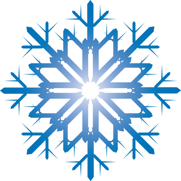 Transparent Snowflake Snow Christmas Blue Symmetry for Christmas