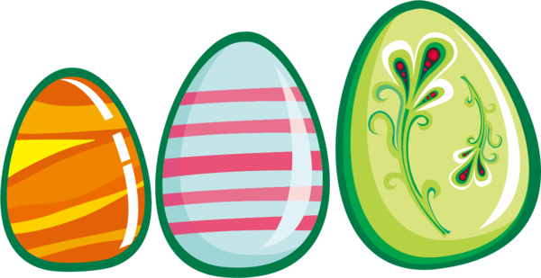 Transparent Easter Egg Easter Cartoon Area Food for Easter