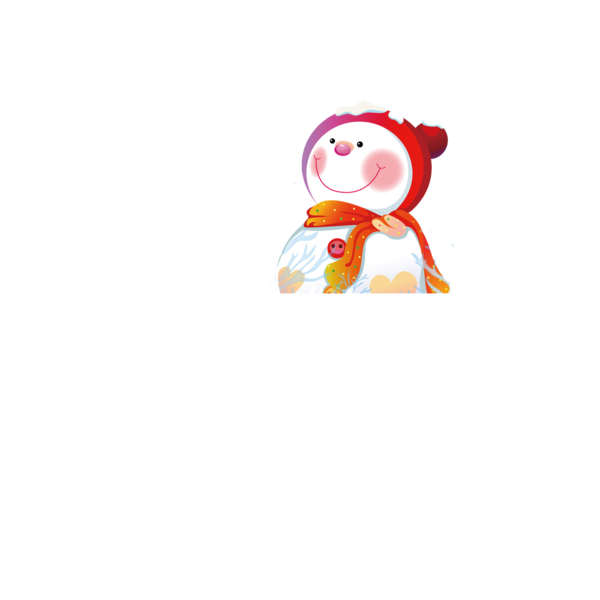 Transparent Snowman Snow Christmas Pink Flightless Bird for Christmas