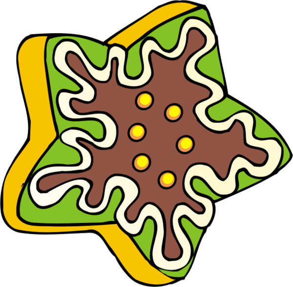 Transparent Icing Christmas Cookie Cookie Flower Leaf for Christmas