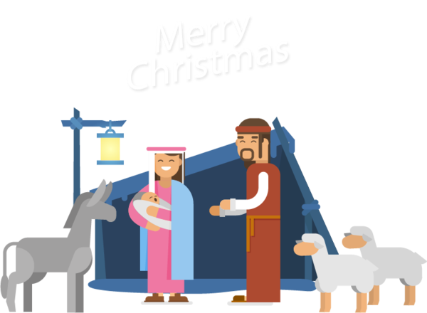 Transparent Christmas Nativity Of Jesus Christ Play Technology for Christmas