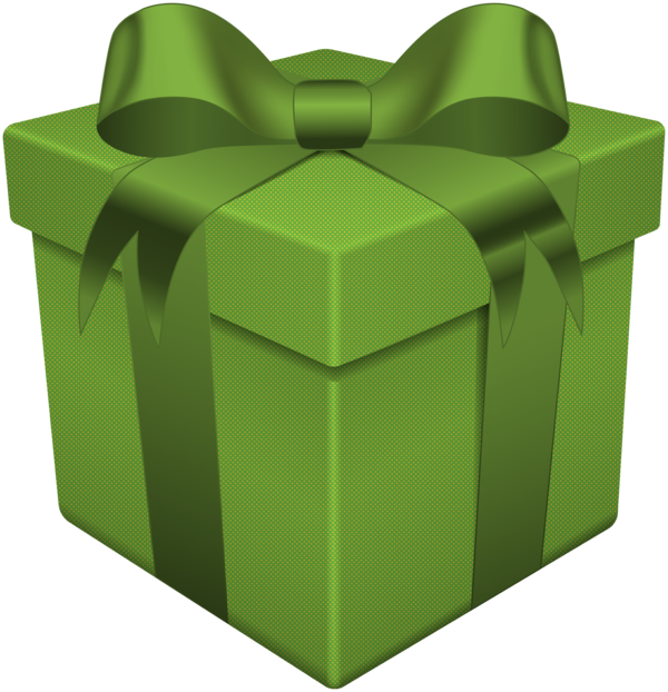 Transparent Gift Purple Box Angle for Christmas
