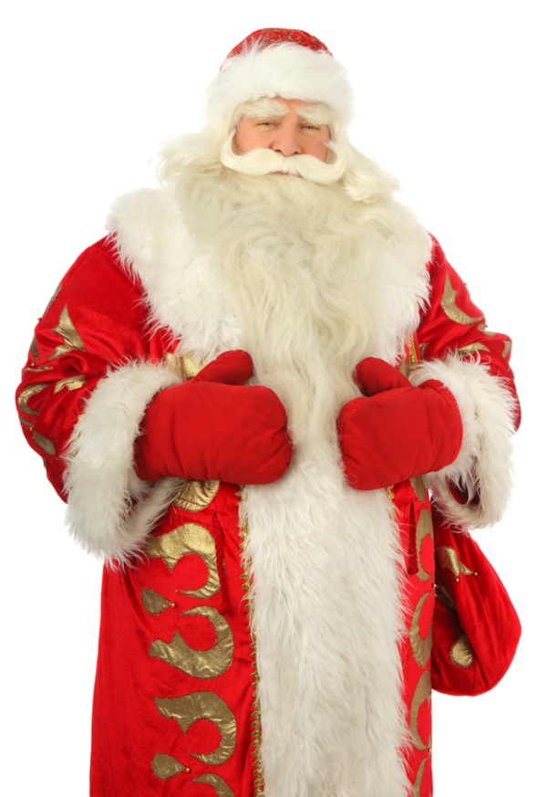 Transparent Ded Moroz Snegurochka Veliky Ustyug Santa Claus Fur Clothing for Christmas