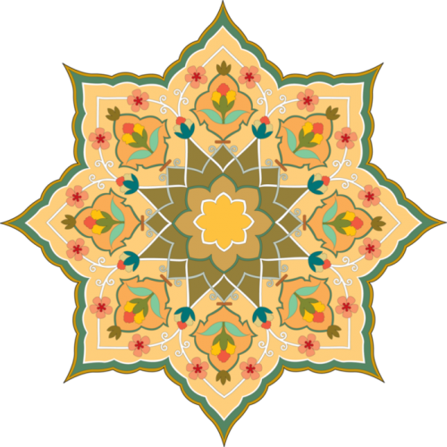 Transparent Eid Alfitr Eid Mubarak Sufism Symmetry Christmas Ornament for Ramadan