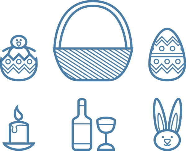 Transparent Easter Easter Egg Christmas Blue Organization for Easter