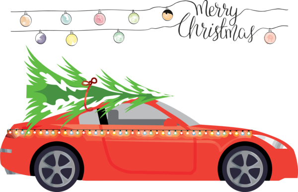 Transparent Christmas Vehicle Car Vehicle door for Merry Christmas for Christmas