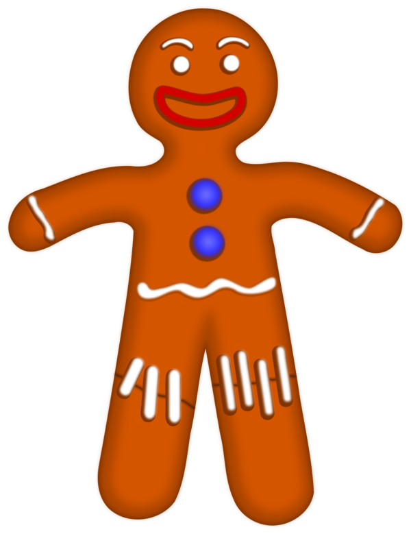 Transparent Gingerbread Man Gingerbread House Gingerbread Thumb Food for Christmas