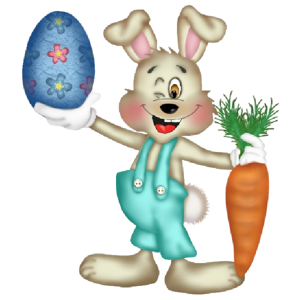 Transparent Easter Bunny Easter Rabbit Christmas Ornament for Easter