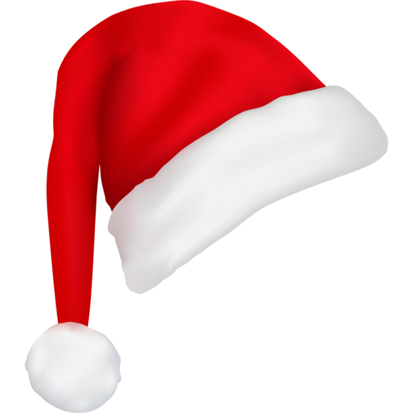 Transparent Santa Claus Christmas Hat Cap Personal Protective Equipment for Christmas