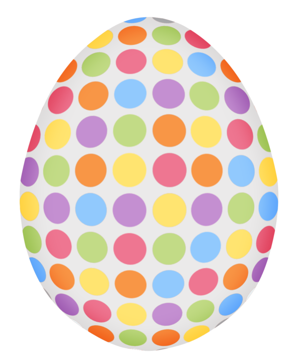 Transparent Easter Bunny Easter Easter Egg Point Polka Dot for Easter