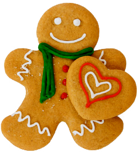 Transparent Gingerbread House Gingerbread Man Gingerbread Snack Food for Christmas