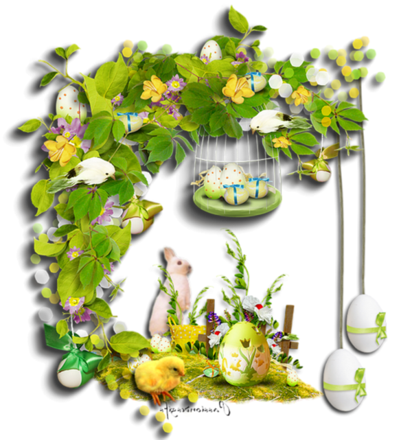 Transparent Easter Christmas Birthday Plant Flora for Easter