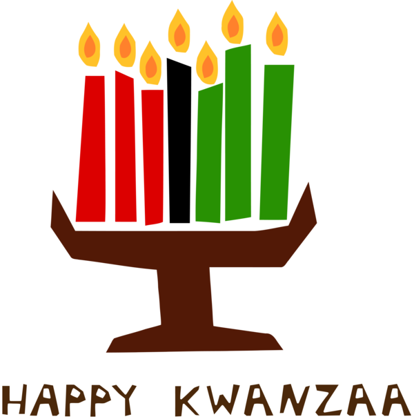 Transparent Kwanzaa Birthday candle Birthday Event for Happy Kwanzaa for Kwanzaa