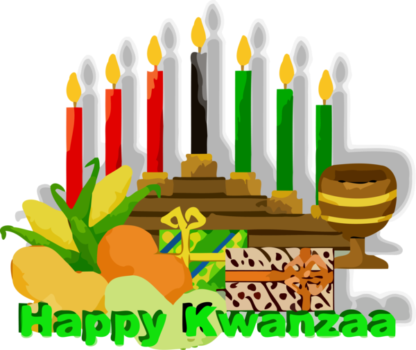 Transparent Kwanzaa Birthday candle Birthday Candle for Happy Kwanzaa for Kwanzaa