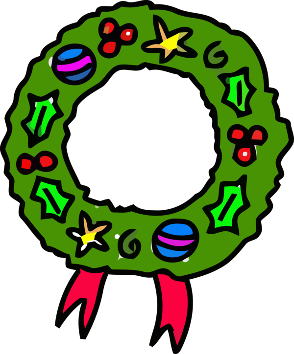 Transparent Christmas Circle for Christmas Ornament for Christmas
